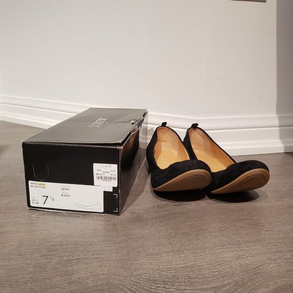 J. Crew Anya Suede Ballet Flats - Picture 9 of 9